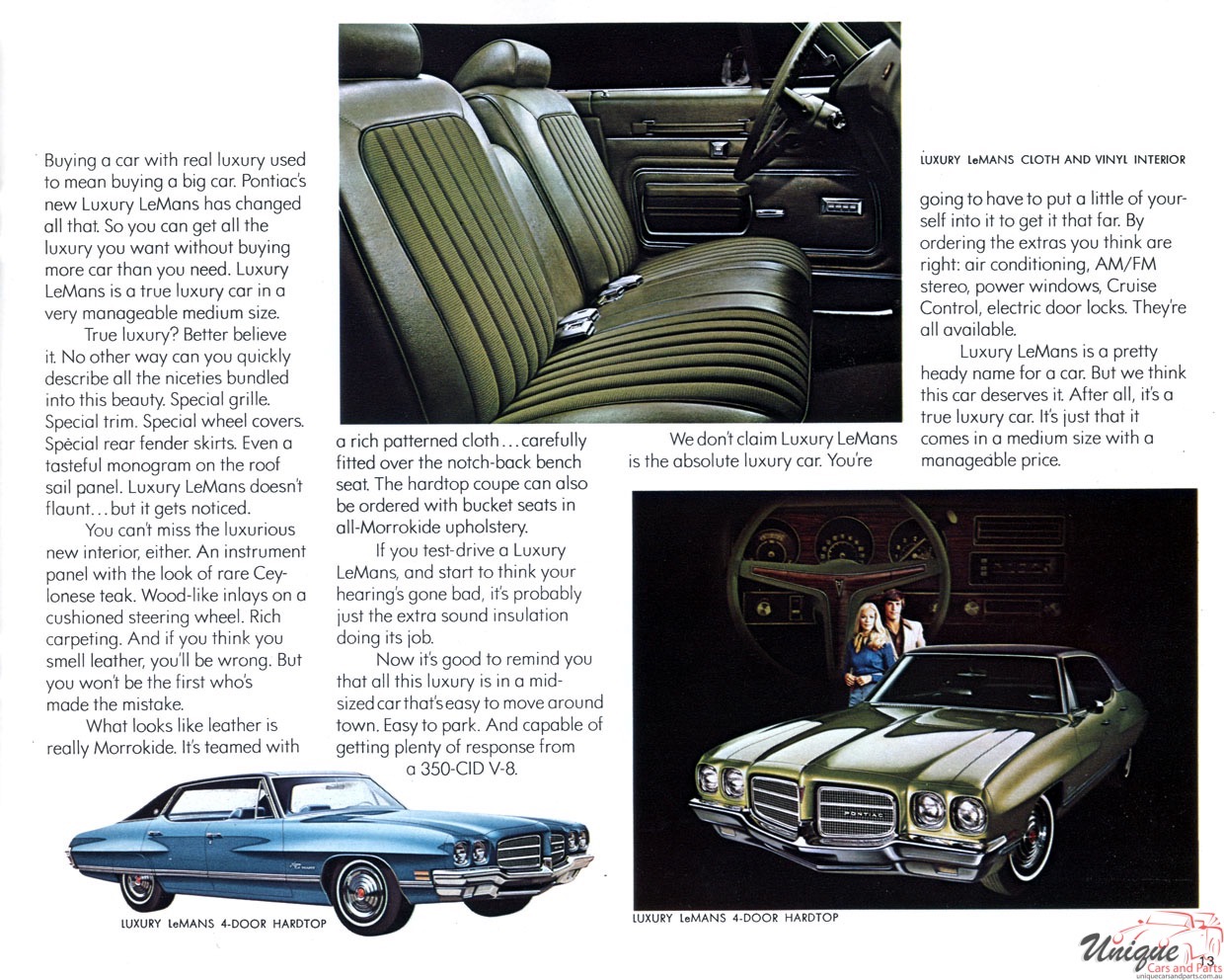 1972 Pontiac Brochure Page 21